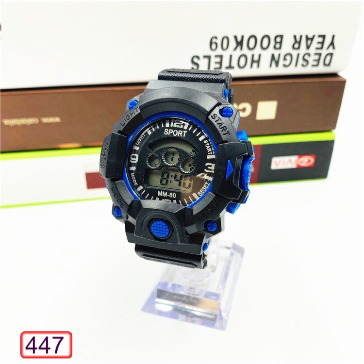 ĐÔNG HỒ NAM NỮ SPORT 447 MM-80 ĐIỆN TỬ MẶT TRÒN NHIỀU MÀU HOT TREND CỰC ĐẸP