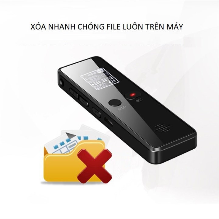 [MÃ 11ELSALE HOÀN 7% ĐƠN 300K] MÁY GHI ÂM CÓ LOA NGOÀI GA818 BỘ NHỚ TRONG 8GB