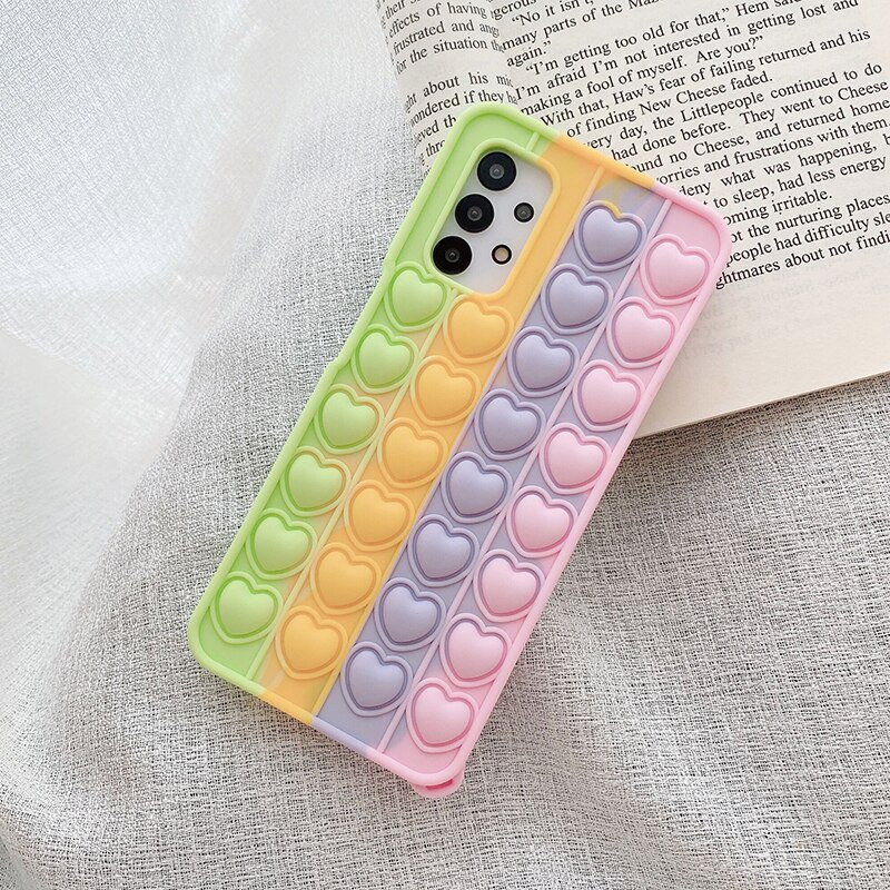Ốp điện thoại silicon mềm hình kỳ lân 3D màu cầu vồng cho Samsung Note 20 Ultra 10 Pro S10 Plus