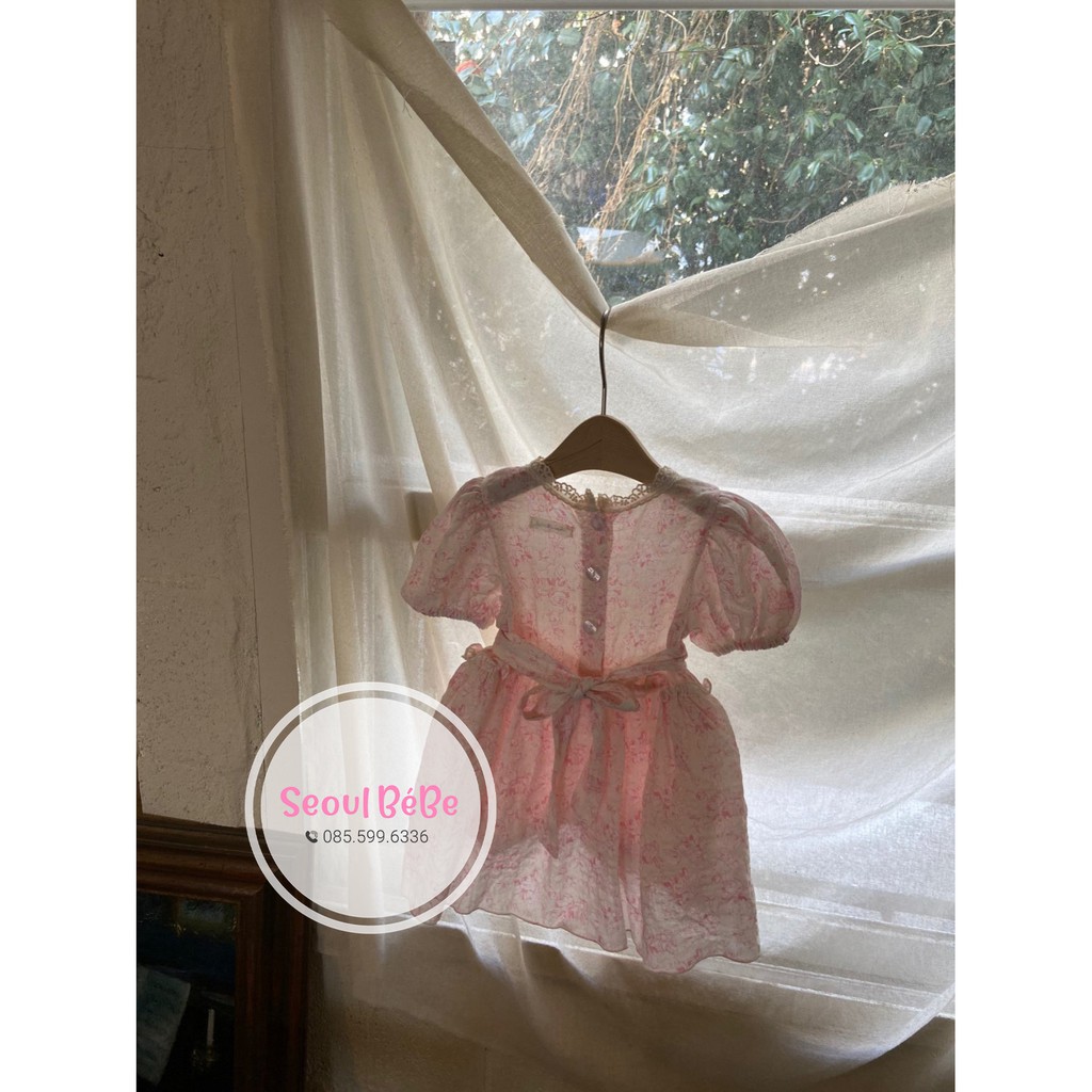 Bộ AnneShirley suit Daisy hoa hồng công chúa dành cho bé gái made in Korea