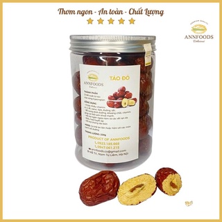 Táo Đỏ Sấy Khô Táo Đỏ Giàu Dinh Dưỡng Tốt Cho Mẹ Bầu Dùng Để Hầm Gà Chưng Yến Hãm Chè - Annfoods