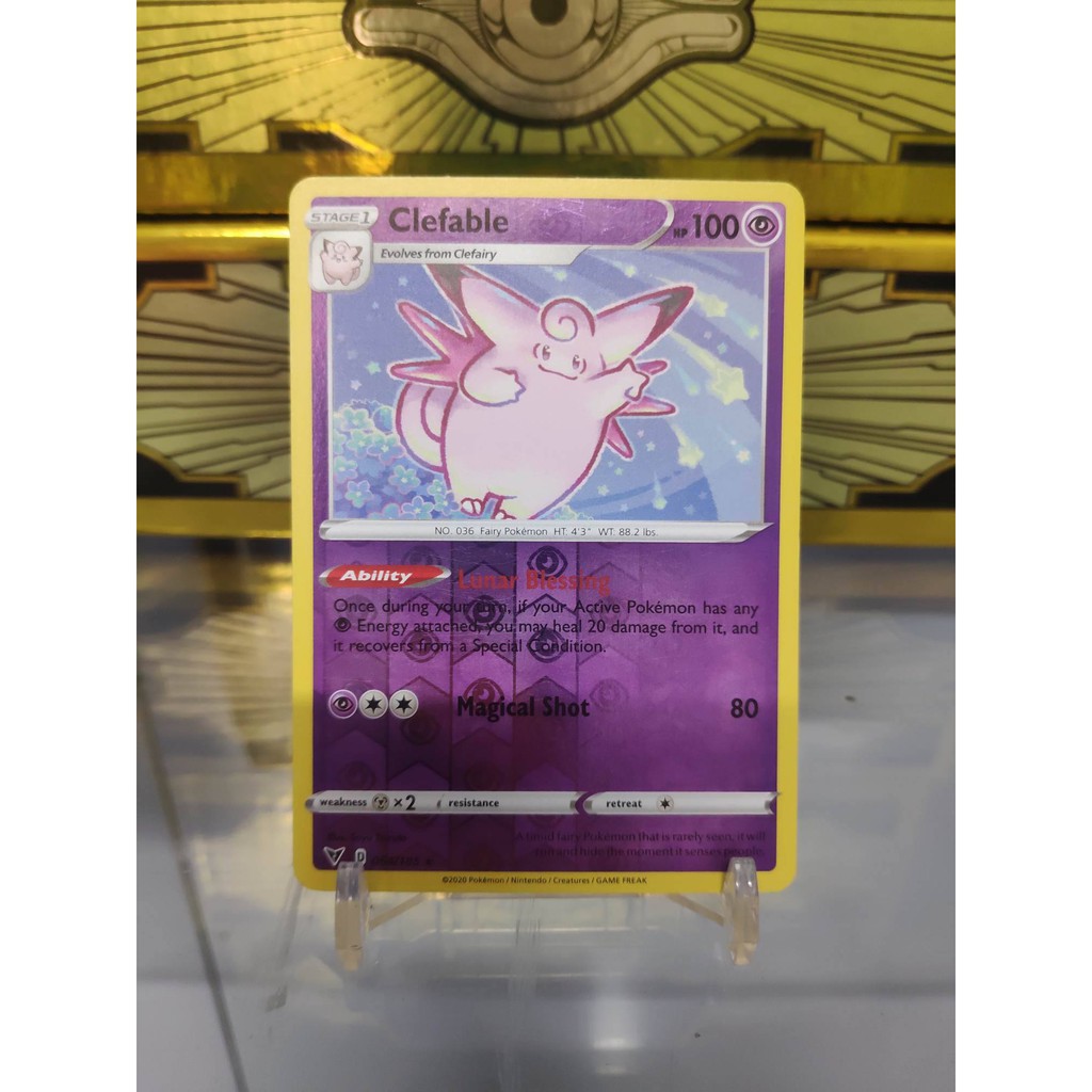 [ Dưa Hấu Yugioh ] Lá bài thẻ bài Pokemon Clefable