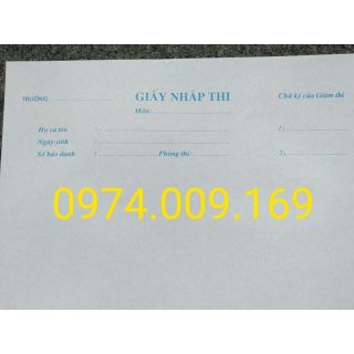 Giấy nháp thi a4 (bó 2500 tờ) giấy bãi bằng dl60gsm
