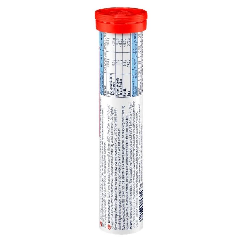 Viên Sủi Sắt Và Vitamin C Eisen Mivolis Đức hộp 20 viên hương trái cây tăng sức đề kháng, Ngăn ngừa thiếu máu