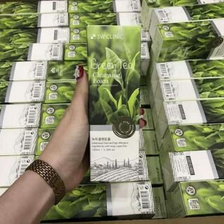 Sữa rửa mặt trà xanh hàn quốc mẫu mới 3w clinic Green Tea quy cach 100 ml. Sữa rửa mặt nay nhieu công dụng làm đẹp ..😍.