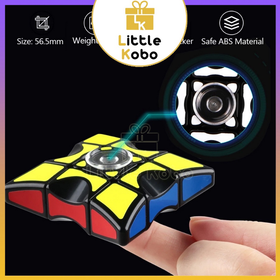 Rubik 1x3x3 QiYi Spinner D-FantiX Fidget Spinner Rubic Biến Thể MoFangGe Đồ Chơi Trí Tuệ