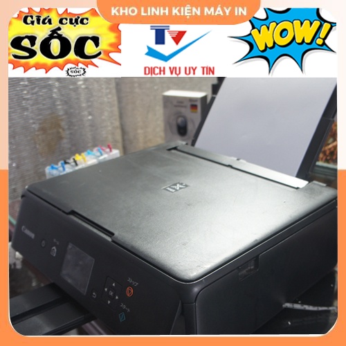 Máy in màu cũ canon TS 5030 6120 6030 đa năng có in wifi photocopy scan hàng đẹp bền có BH kholinhkienmayin SP002366
