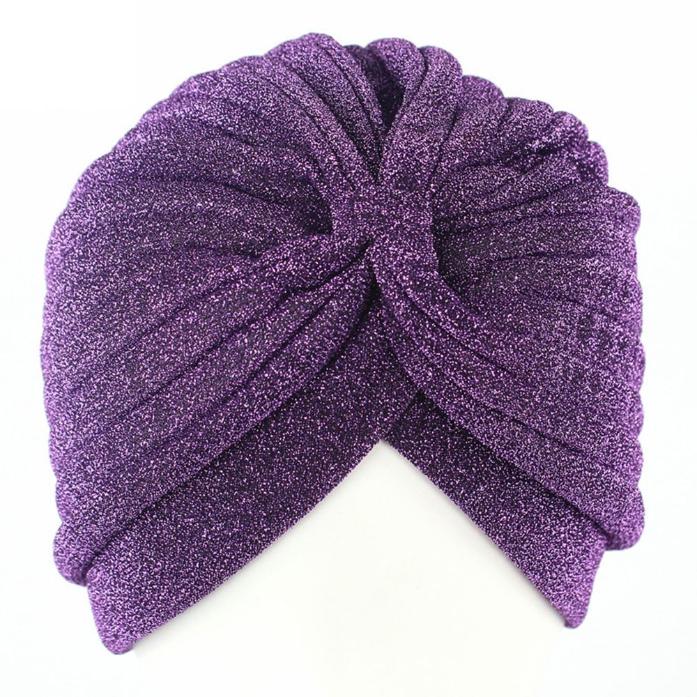 YUDESHUI Mũ turban trùm đầu mềm mại co giãn nhiều màu thời trang cho nữ
