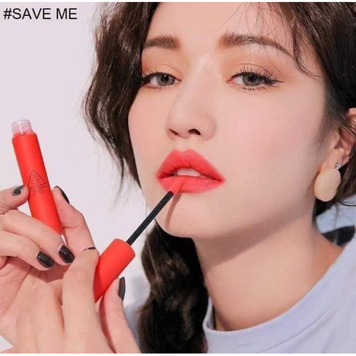 Son 3CE Velvet Lip Tint Save Me - San Hô Neon