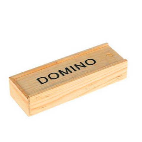 Bộ cờ domino. Hộp giấy, hộp gỗ