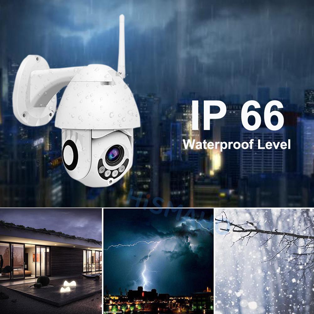 EVKVO - FREE Power Adapter - YCC365 PLUS APP Camera IP Rotate Kết nối wifi Camera giám sát ngoài trời HD 1080P WIFI PTZ IP Camera CCTV Waterproof Tầm nhìn ban đêm hồng ngoại Home Security Surveillance Đàm thoại hai chiều Phát hiện chuyển động