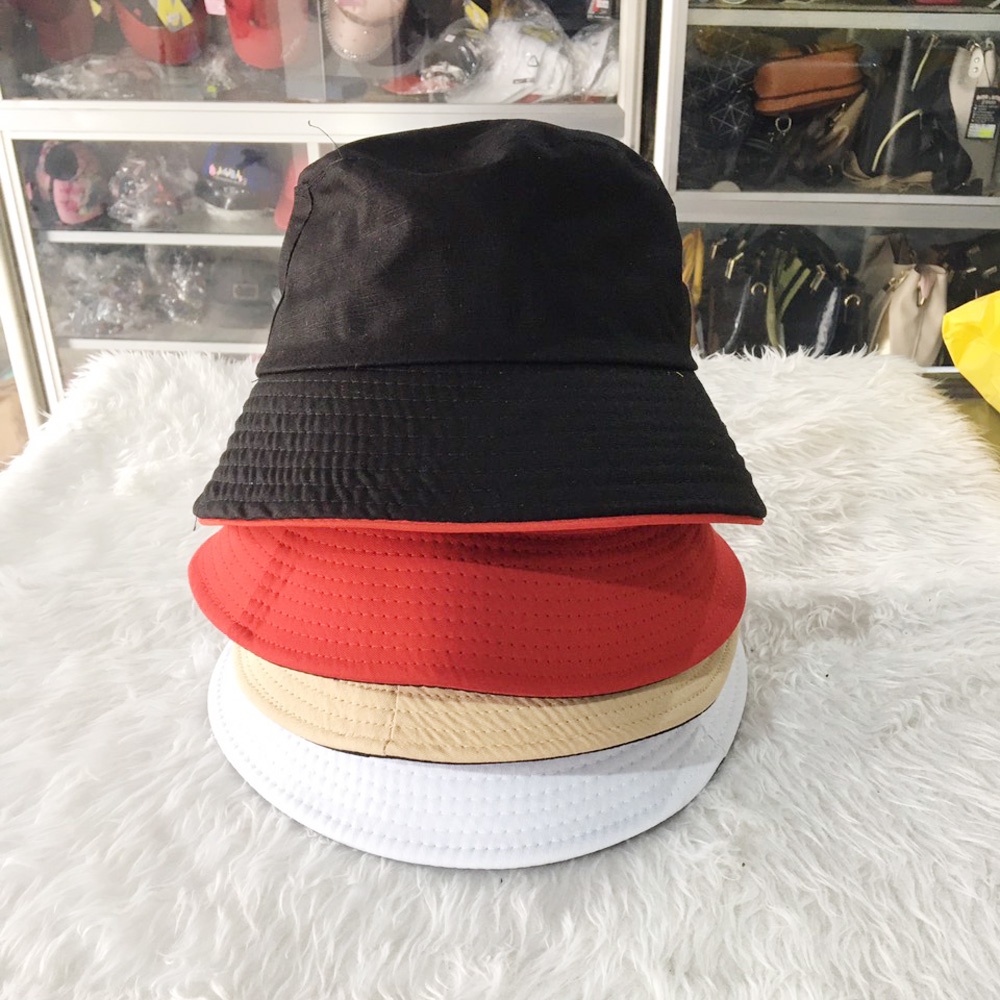 COMBO 2 CÁI CHỈ CÓ 61K Nón bucket tai bèo trơn chất liệu vải Cotton thoáng mát mà hợp mốt thời trang