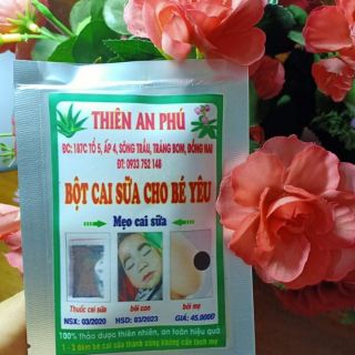 [ giá hủy diệt] Combo 2 bột cai sữa mẹo gia truyền Thiên An Phú. bỏ bú dễ dàng.