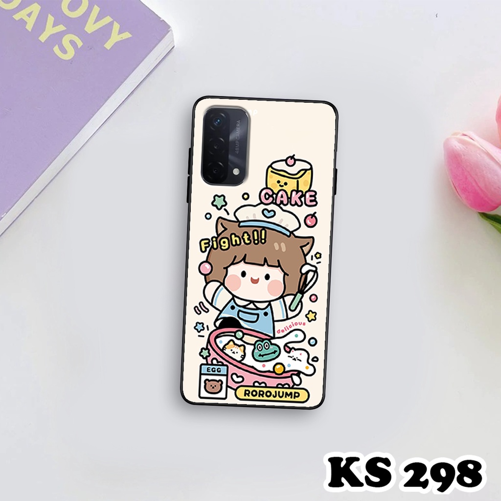 Ốp lưng Oppo A95 - Oppo A95 5G - Oppo A96 - Ốp in hình Ngân hà &amp; Roro Jumb - Lưng nhám viền TPU
