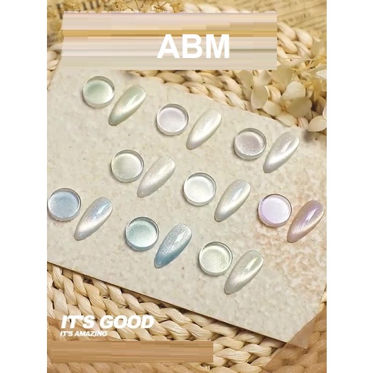 Sơn gel AS vỏ đỏ mắt mèo kim cương đổi màu mã ABM ( Cam kết chính hãng )