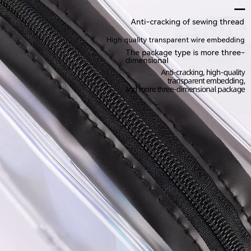 Set 4 Túi Đựng Mỹ Phẩm Bằng Pvc Trong Suốt Chống Nước Sức Chứa Lớn