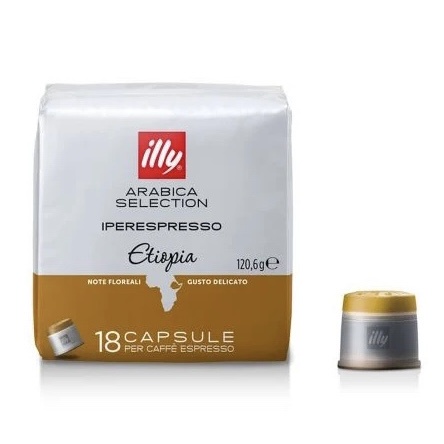illy ETHIOPIA Viên nén cà phê cho máy illy [18 Viên]
