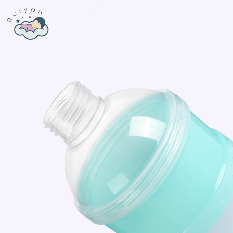 Hộp chiết sữa bột 4 ngăn chống bụi dễ mang theo cho bé