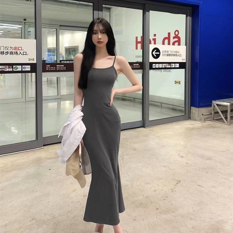 Đầm COZOKC không tay dáng ôm thời trang quyến rũ cho nữ