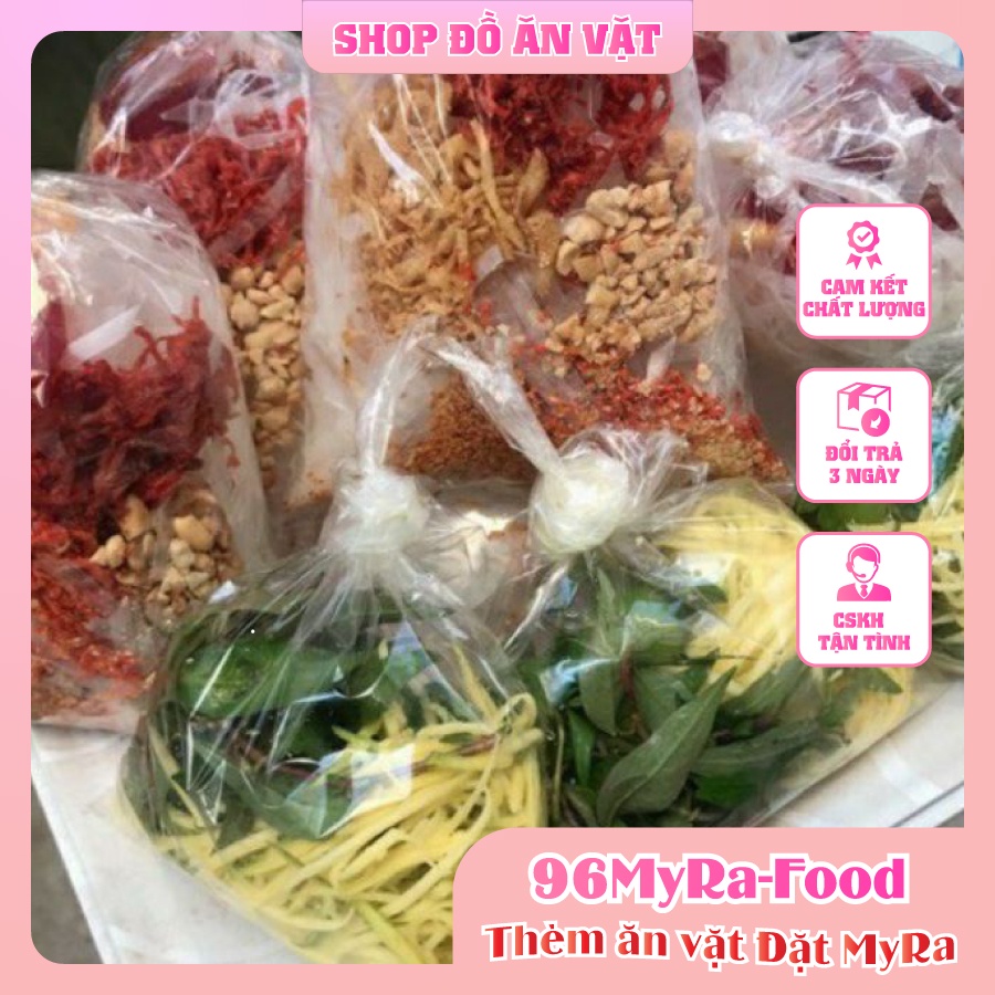 SỈ 10 bịch bánh tráng trộn thập cẩm kèm quất và sốt bò cay thơm ngon (100% nhà làm chất lượng và an toàn vệ sinh)