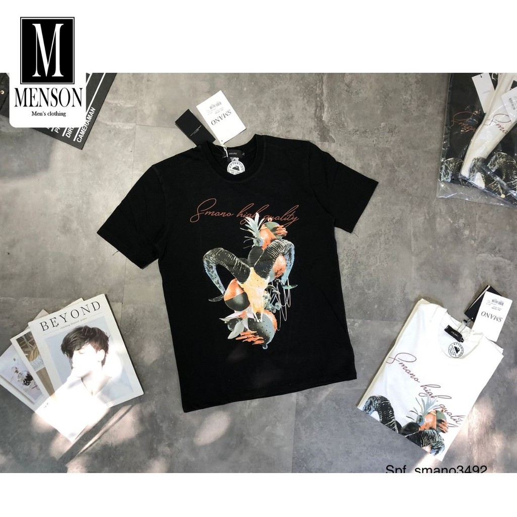 Áo phông T-Shirt nam nữ in hình 3D cute - Áo thun nam hàng hiệu cao cấp chất mát mùa hè MENSON M2009 | BigBuy360 - bigbuy360.vn