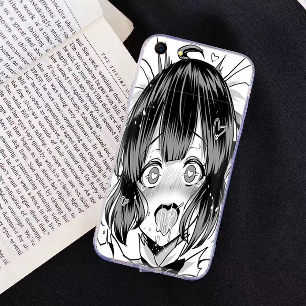 Ốp Điện Thoại Trong Suốt In Hình Anime Ahegao Cho Asus Zenfone 4 Selfie 3s Pro 3 Zoom Max Plus