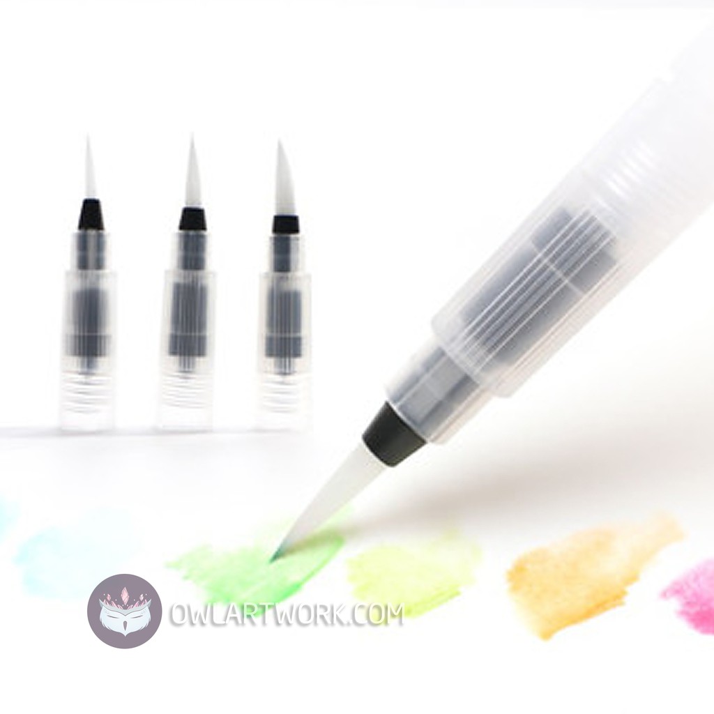 Cọ nước thân ngắn, thân dài Đầu Tròn WaterBrush size S-M-L