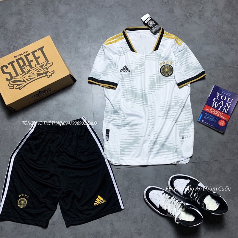 Bộ quần áo đá bóng ĐT Đức hàng cao cấp mẫu mới nhất 2023