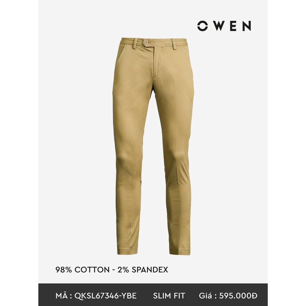 Sale SALE (Chính Hãng) Sale 10.10 . Quần kaki Owen - Quần kaki nam QKSL67346 Cực Đẹp .1 . Đẹp . New * ' . .