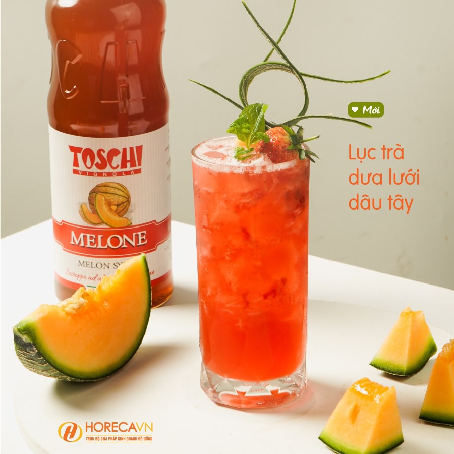 Siro Toschi Dưa Lưới 1000ml - Toschi Melon Syrup 1000ml - KHUYẾN MẠI SỐC