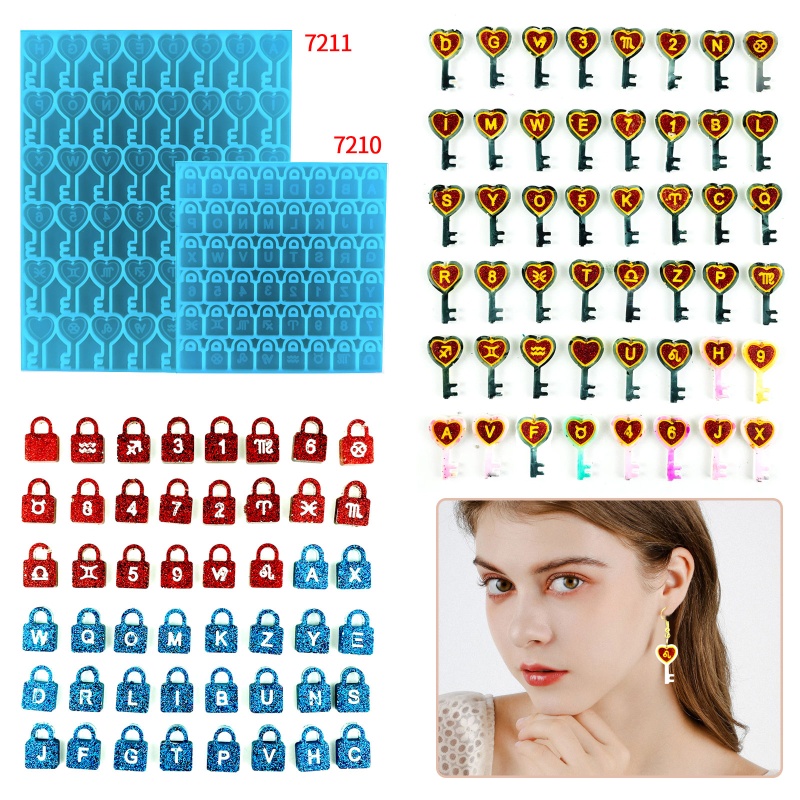 Khuôn Silicone Làm Chìa Khóa Hình Chòm Sao