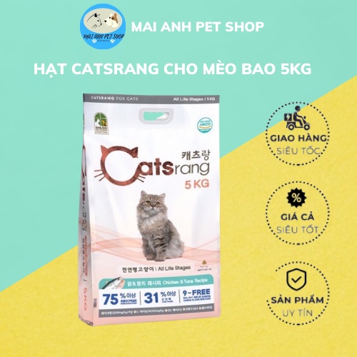 Thức Ăn Khô Cho Mèo Catsrang - Hàn Quốc - Bao 5 Kg