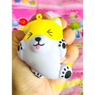 ĐỒ CHƠI SQUISHY CHUỘT HAMSTER Ú TRÒN NHẮM MẮT LÈ LƯỠI mã YGU54 Tdễ thương