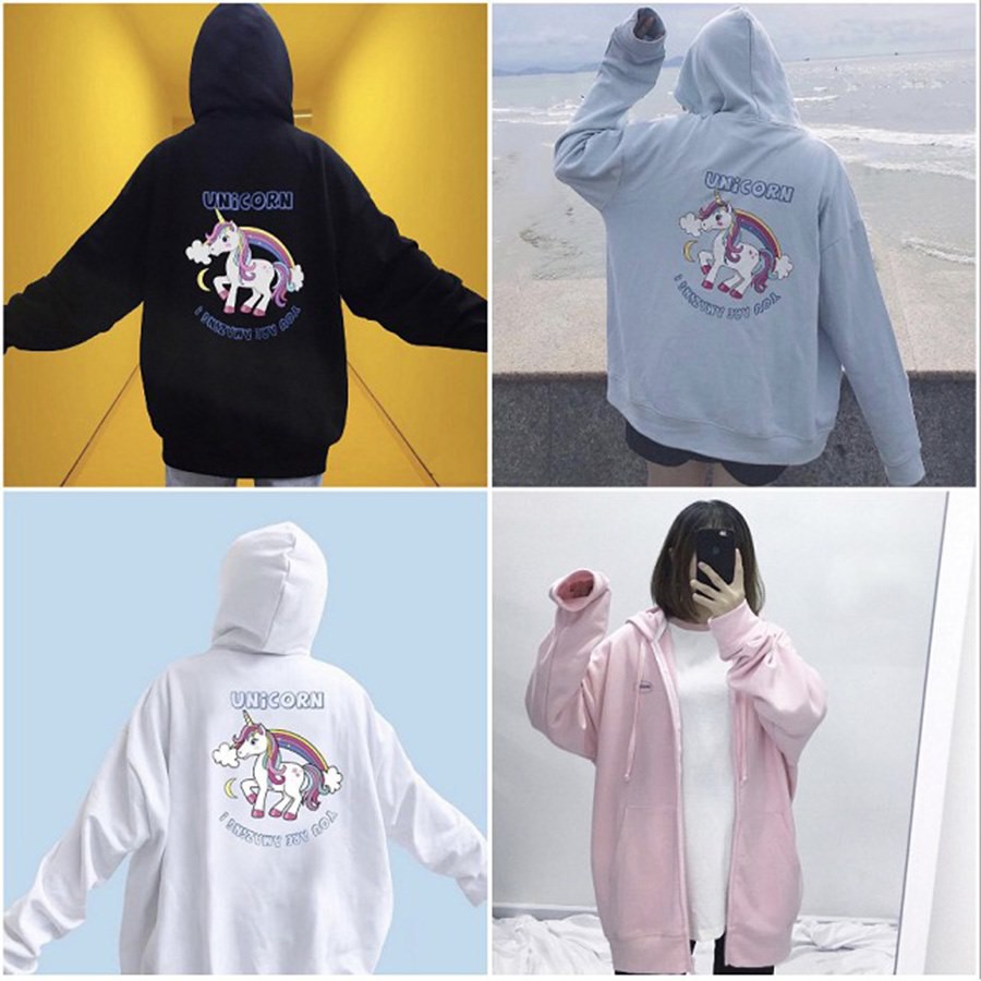 [Mã WARN69 giảm 15k đơn 150k] [SIÊU HOT] Áo khoác ngựa unicorn sẵn 4 màu (Sỉ từ 5sp bất kỳ)