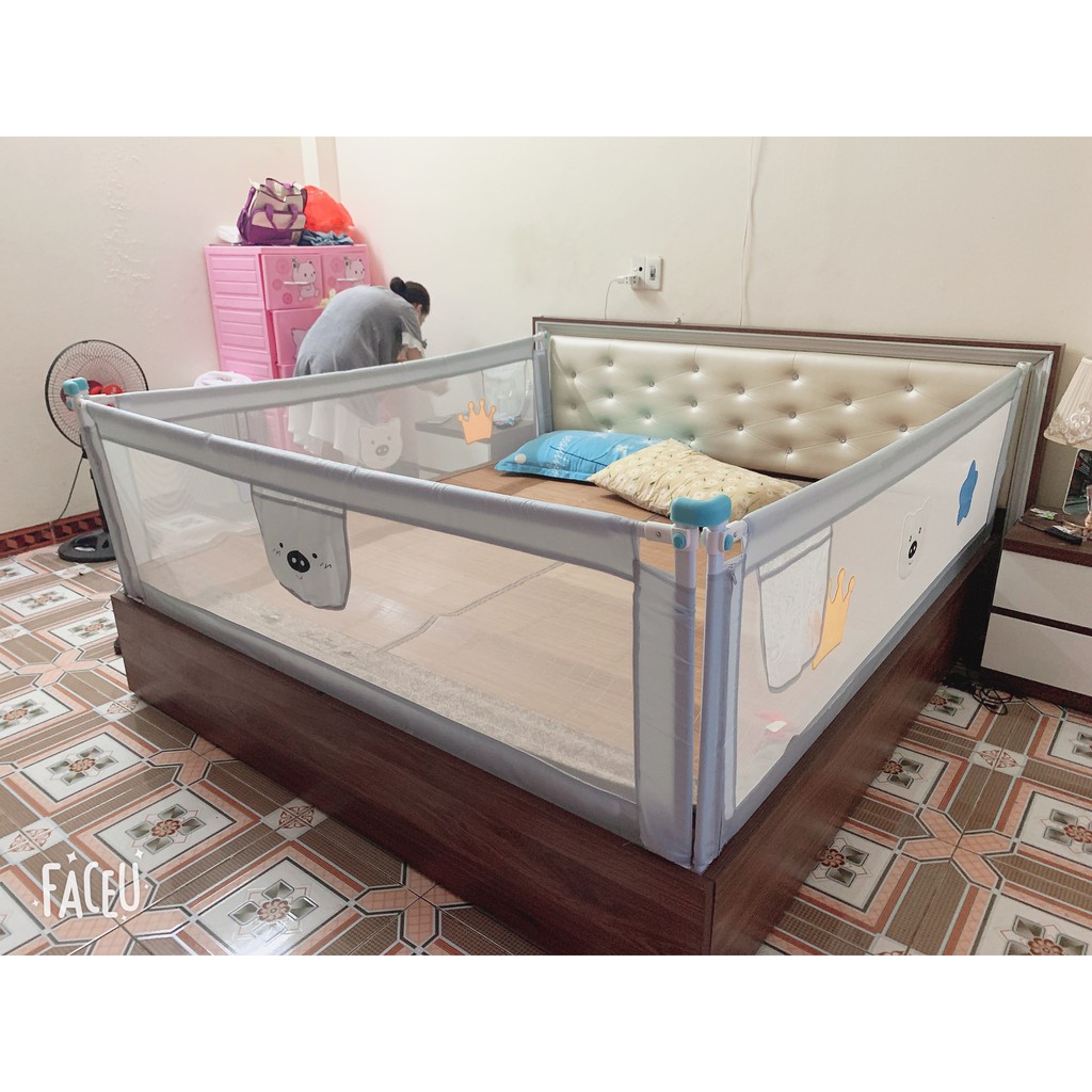 THANH CHẮN GIƯỜNG BABY CAO CẤP M6 M8 2M 2.2M.