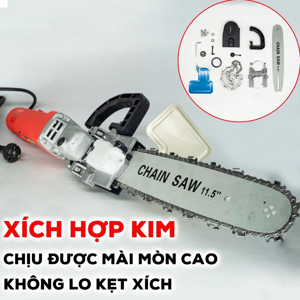 Máy mài góc AOTUO + Lưỡi cưa xích - máy cắt cầm tay - cưa cây - Cưa điện đa năng - HÀNG XỊN GIÁ SỐC