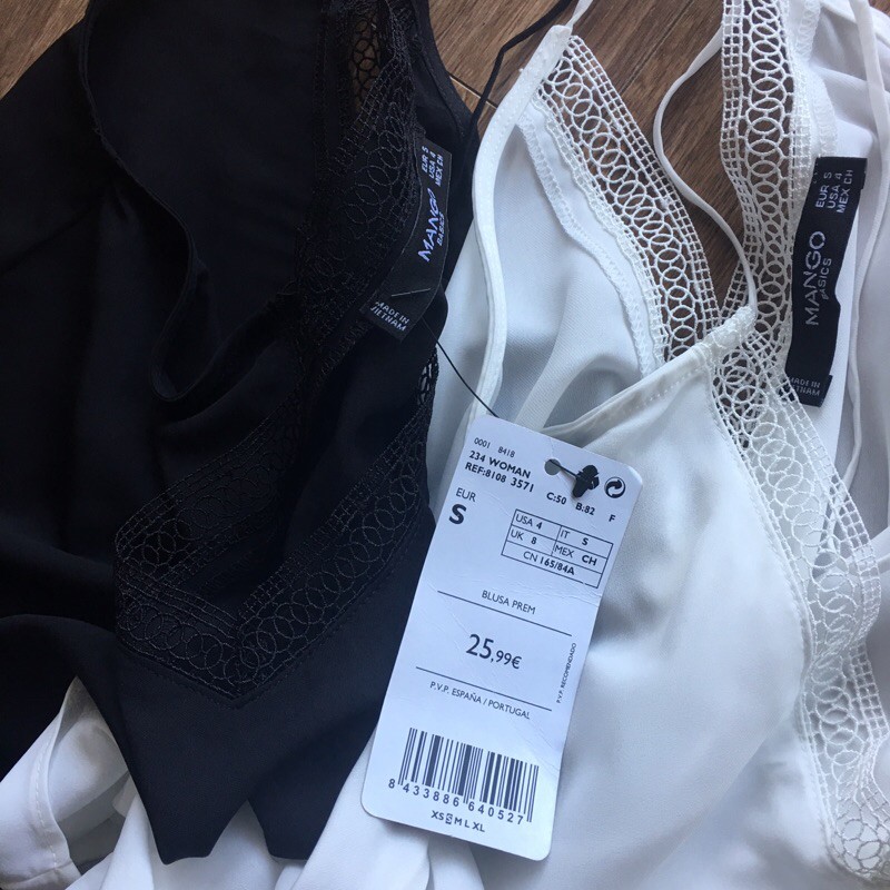 Áo 2 dây viền ren hàng xuất | BigBuy360 - bigbuy360.vn