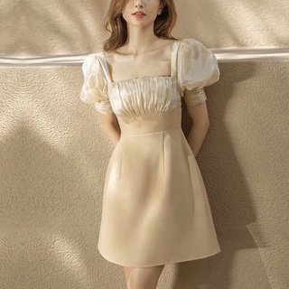 ⚡️bán sỉ⚡️đầm phối tơ organza tay bồng