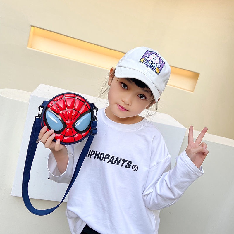 Túi Đeo Chéo Hình Marvel Spiderman Paw Patrol Hello Kitty Captain America Spiderman Dễ Thương Cho Bé Gái