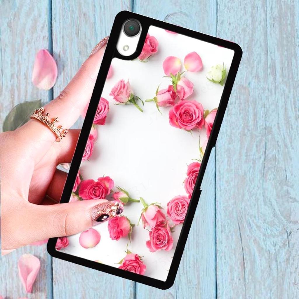 Ốp điện thoại họa tiết hoa đơn giản cho Sony Xperia X Z2 XZ3 Z5 XA XZ2 Z3