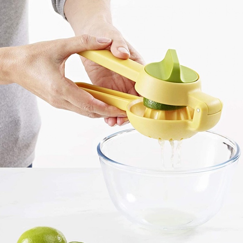 Dụng cụ vắt ép chanh Joseph Joseph 20171 JuiceMax™ Zweifach-Zitronenpresse - Gelb VE 6