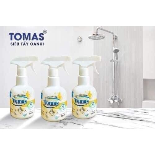 LỌ XỊT SIÊU TẤY CẶN CANXI BÁM INOX TOMAS TIỆN DỤNG