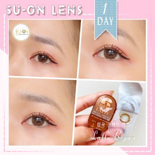 Lens 1 ngày Ann365 LATTE BROWN áp tròng 14,2mm