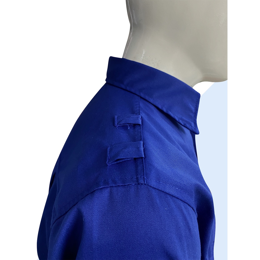 Quần Áo Bảo Hộ Lao Động Nam Nữ Kaki Dài Tay Loại Dày Dặn Màu Xanh Đậm Ocean Uniform