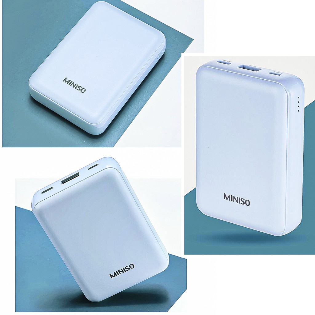 Pin sạc dự phòng nhỏ gọn Miniso 10000mAh (Nhiều màu) - Hàng chính hãng