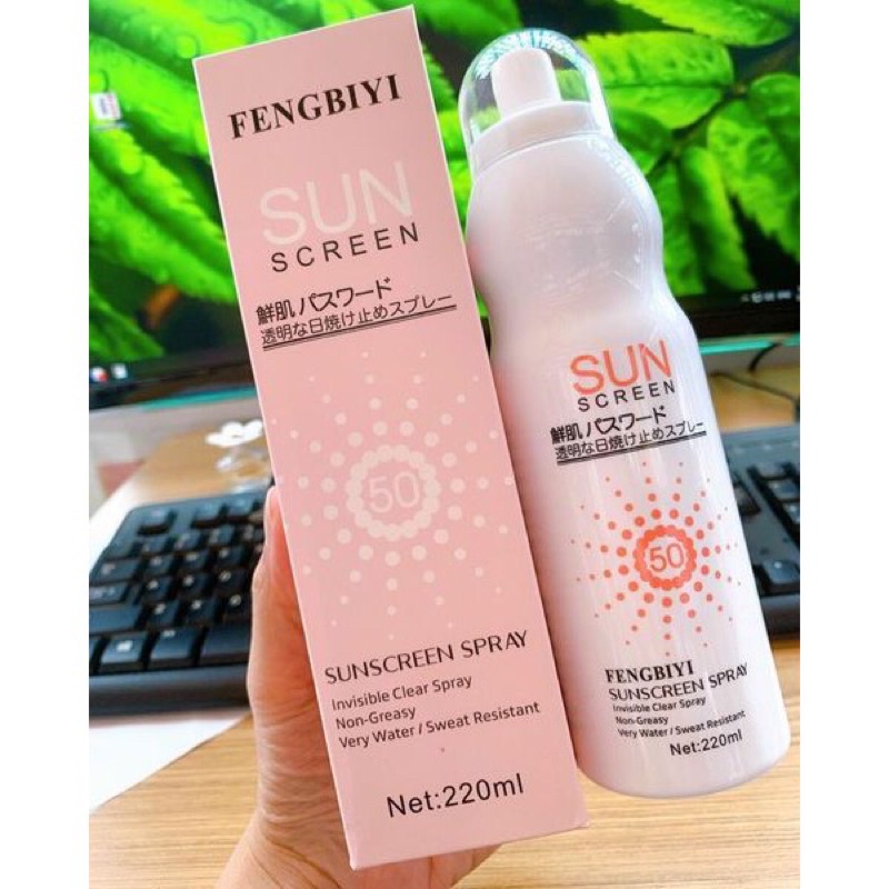 Kem Chống Nắng Nhau Thai Cừu Fengbiyi Sun Screen SPF 50 220ml - BX3883