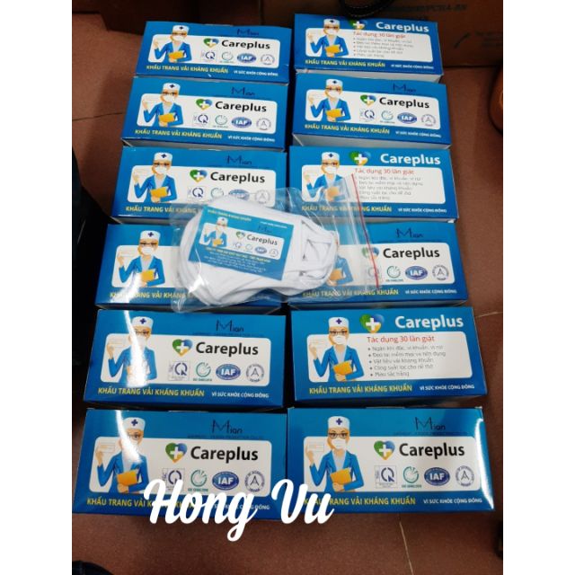 khẩu trang vải dệt Careplus