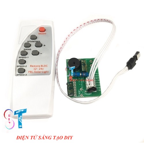 Mạch Xung Điều Khiển Từ Xa Cho Động Cơ Brushless Không Chổi Than Chế Quạt