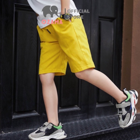Quần Kaki Bé Trai lưng thun co giãn -màu không phai size từ 10kg đến 27kg