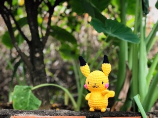 Pikachu - Pikachu bằng len- thú bông handmade